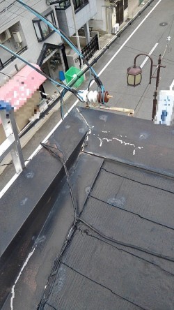 屋根笠木修理1