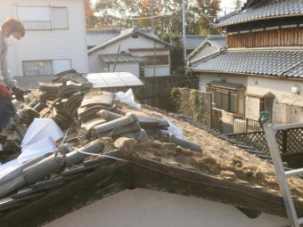 瓦屋根葺き替え