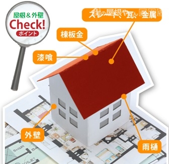 屋根壁のチェックポイント