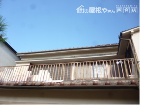 ベランダ屋根取替