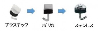 波板フック種類