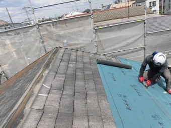 屋根カバー工事3
