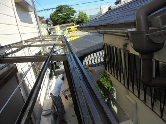 テラス屋根交換工事5