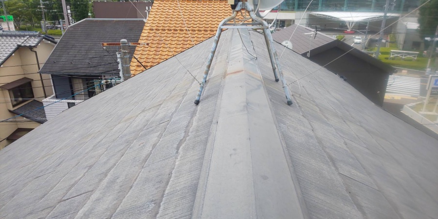 尼崎市築30年カラーベスト屋根修繕方法