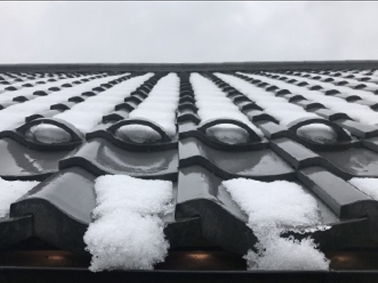 屋根の雪