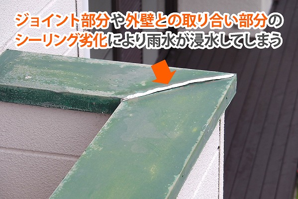 笠木ジョイント