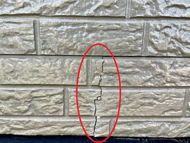 サイディングクラック