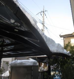 耐積雪オーバーカーポート屋根