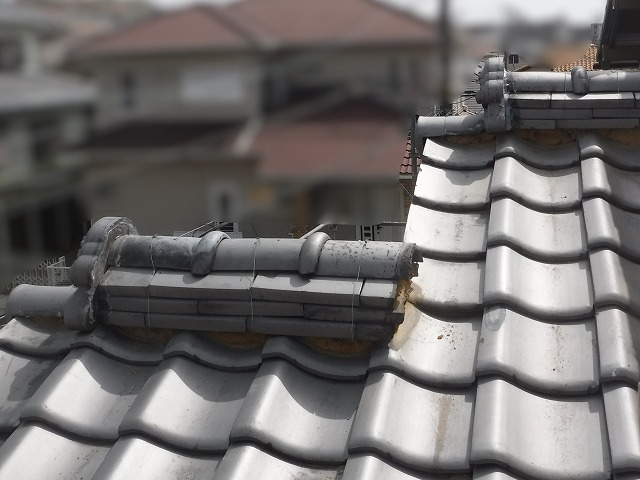 漆喰撤去後