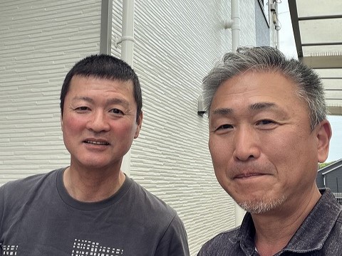 加古郡稲美町　N氏様邸にて雨樋の補修工事、外壁塗装工事をさせて頂きました。