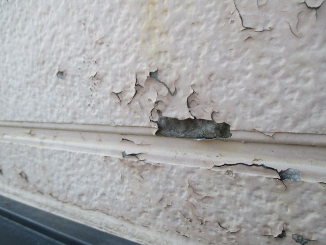 西宮市窯業系サイディング壁塗膜剥離
