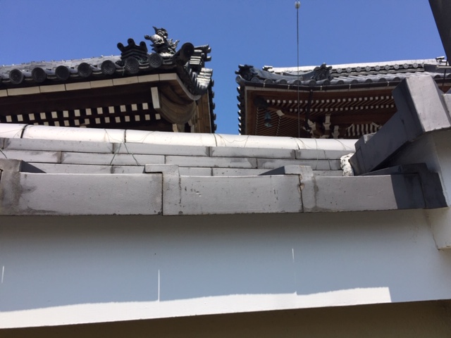 松阪市のお寺の鬼瓦