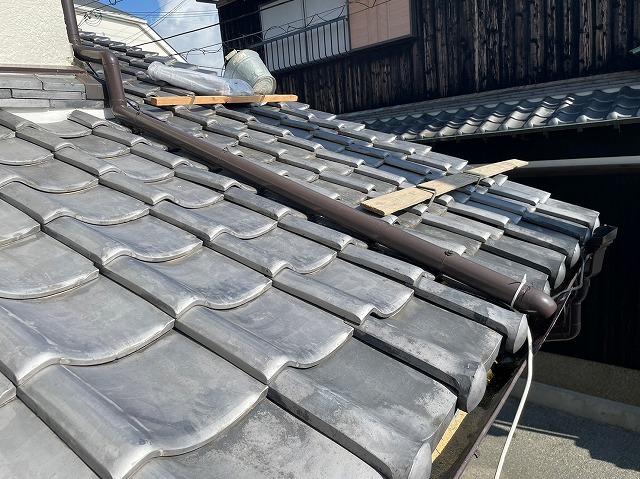修理前の瓦屋根